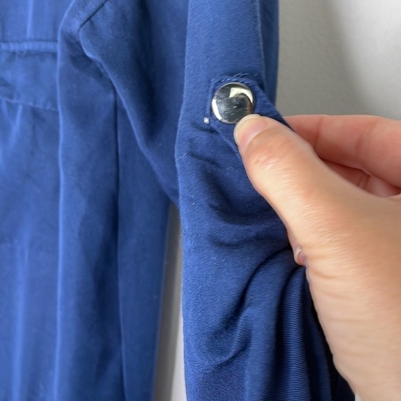 SOAKED in luxury Demi navy viscose blend jumpsuit - Picture 5 of 12